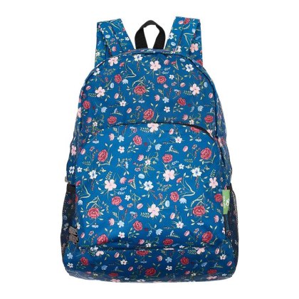 Eco Chic Navy Floral Classic Backpack Eco Chic Navy Floral Classic Backpack