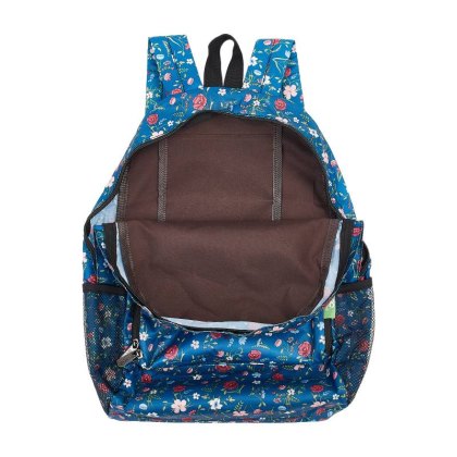 Eco Chic Navy Floral Classic Backpack