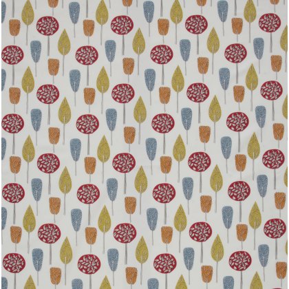 Scandi Trees Scarlet PVC Scandi Trees Scarlet PVC