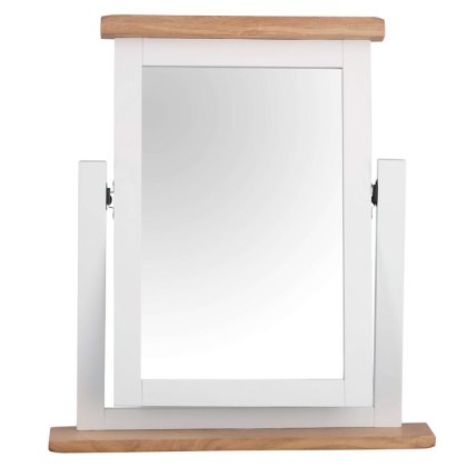 Derwent White Trinket Mirror