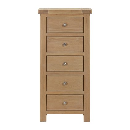 Silverdale Oak 5 Drawer Chest of Drawers