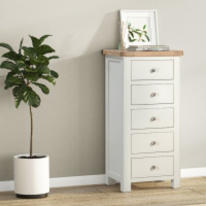 Silverdale Painted 5 Drawer Chest of Drawers Silverdale Painted 5 Drawer Chest of Drawers