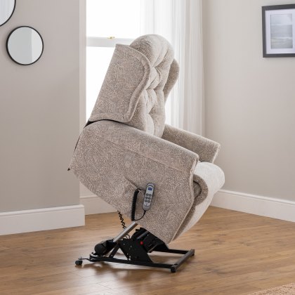 Celebrity Woburn Grand Dual Motor Lift & Tilt Recliner in Sand