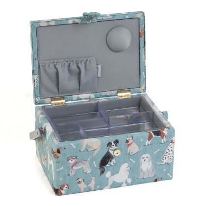 Dogs Medium Sewing Box