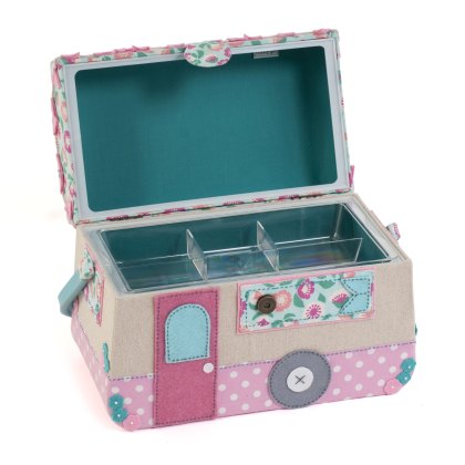 Applique Caravan Sewing Box