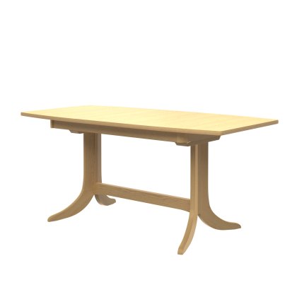Warwick Oak Small Rectangle Pedestal Dining Table