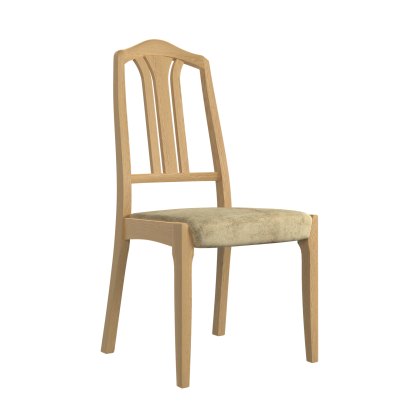 Warwick Oak Slat Back Dining Chair Pair