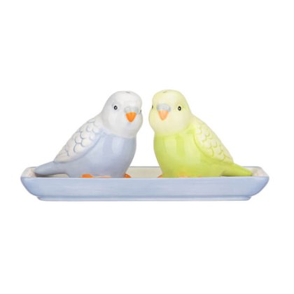 Cath Kidston Ceramic Budgie Salt & Pepper Shaker Set Cath Kidston Ceramic Budgie Salt & Pepper Shaker Set