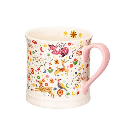 Cath Kidston Christmas Folky Friends Cream Mug