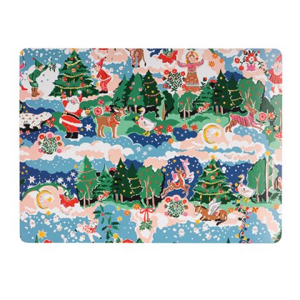 Cath Kidston Christmas Cork Back Placemat & Coaster Set