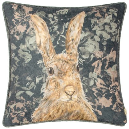 Evans Lichfield Avebury Hare Cushion Navy