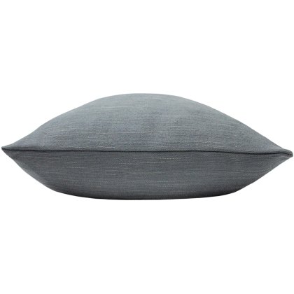 Evans Lichfield Dalton Slubbed Cushion Charcoal