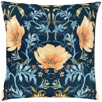 Evans Lichfield Heritage Peony Cushion Midnight Evans Lichfield Heritage Peony Cushion Midnight