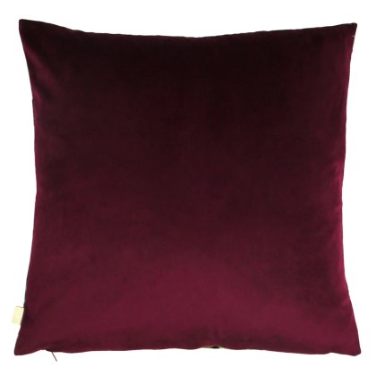 Evans Lichfield Midnight Garden Floral Square Cushion Shiraz