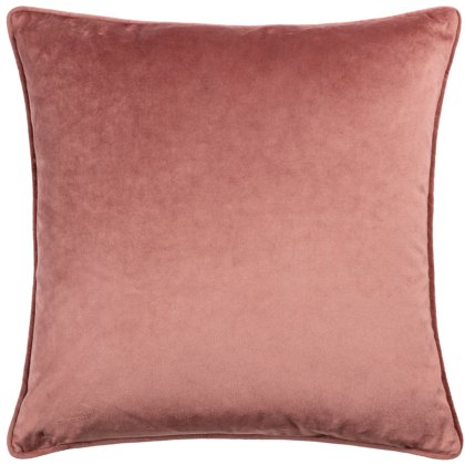 Hoem Lanzo Cut Velvet Cushion Plaster Pink