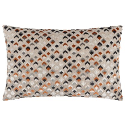 Paoletti Lexington Cushion Ginger and Grey Paoletti Lexington Cushion Ginger and Grey