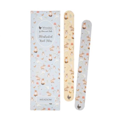 Wrendale Meadow Rabbit and Fox Nail File Set