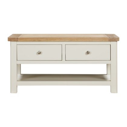 Silverdale Painted Coffee Table with 2 Drawers Silverdale Painted Coffee Table with 2 Drawers