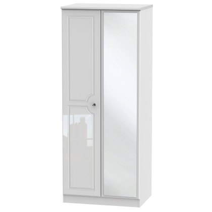 Edinburgh 2ft 6in Mirrored Wardrobe