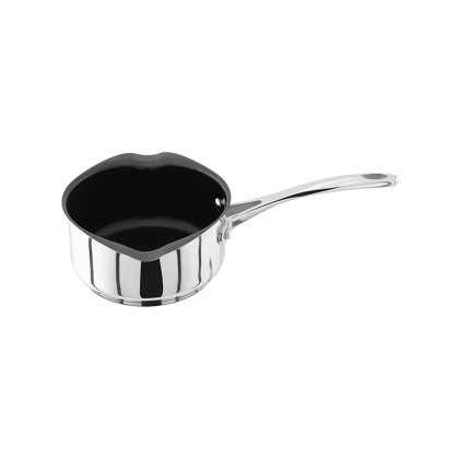 Maxbell Aluminum Sauce Soup Milk Pan Nonstick Saucepan with Pour Spout  Stockpot 16cm