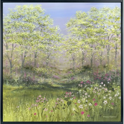 Summer Wood Framed Canvas