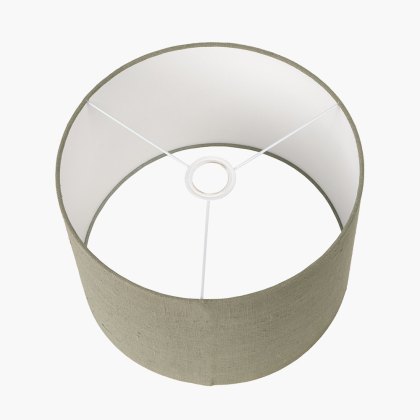 Edward Pistachio Linen Cylinder Shade