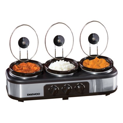 Daewoo Three Pot Slow Cooker Daewoo Three Pot Slow Cooker