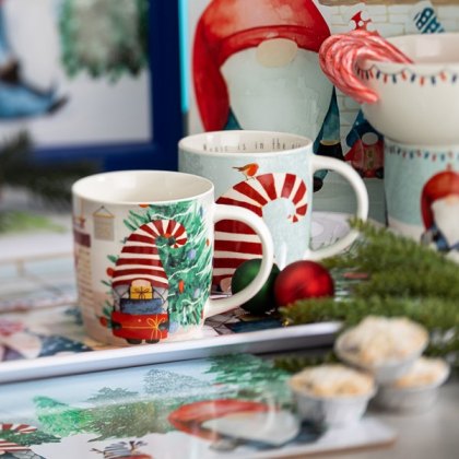 Foxwood Home Christmas Gonk Mug