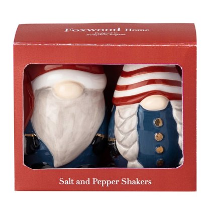 Foxwood Home Christmas Gonk Salt and Pepper Shaker Set