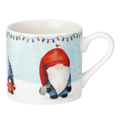 Foxwood Home Christmas Gonk Mug and Coaster Set