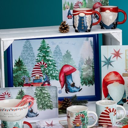 Foxwood Home Christmas Gonk Lap Tray