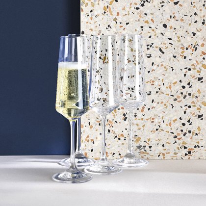 Crystalline Champagne Glass 4pk