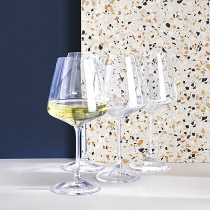 Crystalline White Wine Glass 4pk