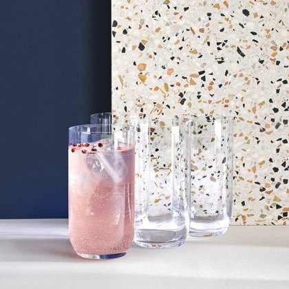 Crystalline Longdrink Glass 4pk