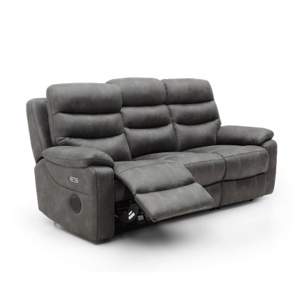 Madrid 3 Seater Power Recliner with Head Tilt