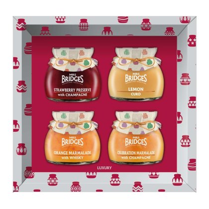Mrs Bridges Luxury Grey 4 Jar Gift Set Mrs Bridges Luxury Grey 4 Jar Gift Set