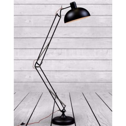Matt Black Extra Large Classic Desk Style Floor Lamp