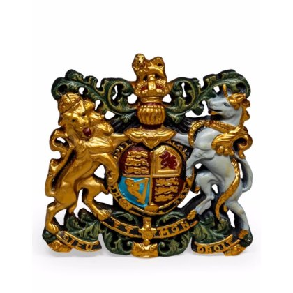 Medium Coloured Coat of Arms Wall Plaque Medium Coloured Coat of Arms Wall Plaque