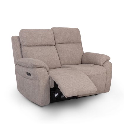 Turin 2 Seater Power Recliner Sofa with Head Tilt