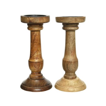 Kaemingk Mangowood Candlestick Kaemingk Mangowood Candlestick