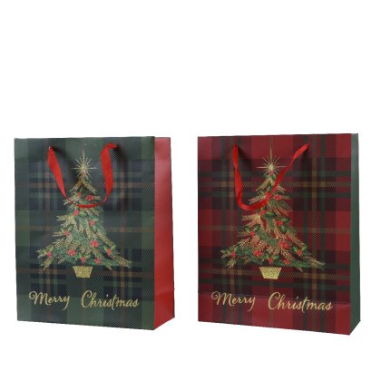 Kaemingk Tartan Tree Giftbag