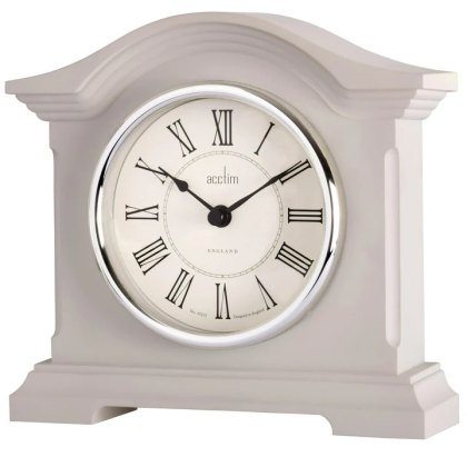 Acctim Cliffburn Taupe Mantel Clock
