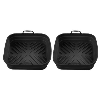 Tower Air Fry 2 Square Solid Trays Tower Air Fry 2 Square Solid Trays