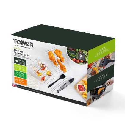 Tower 8 Piece Air Fryer Accessory Set