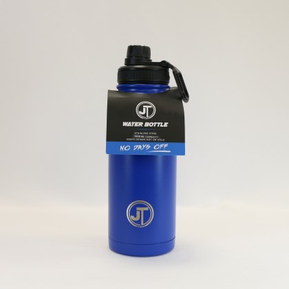 JT Fitness Royal Blue 1000ml Flip Lid Water Bottle