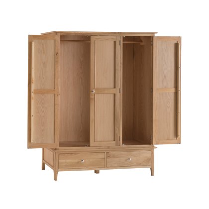 Coastal Large 3 Door Wardrobe