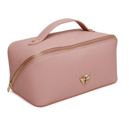 Alice Wheeler Pink Train Case