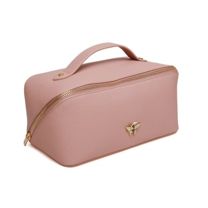 Alice Wheeler Large Pink Train Case