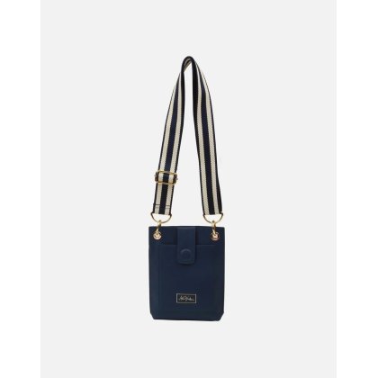 Alice Wheeler Navy Primrose Phone Cross Body Bag