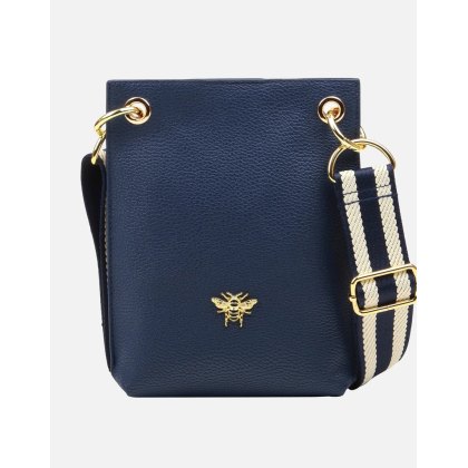 Alice Wheeler Navy Primrose Phone Cross Body Bag Alice Wheeler Navy Primrose Phone Cross Body Bag